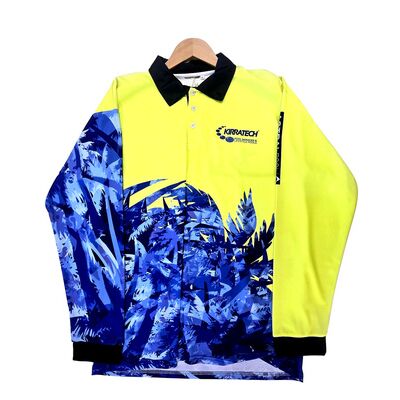 Sublimated Long Sleeve Polo Thumbnail